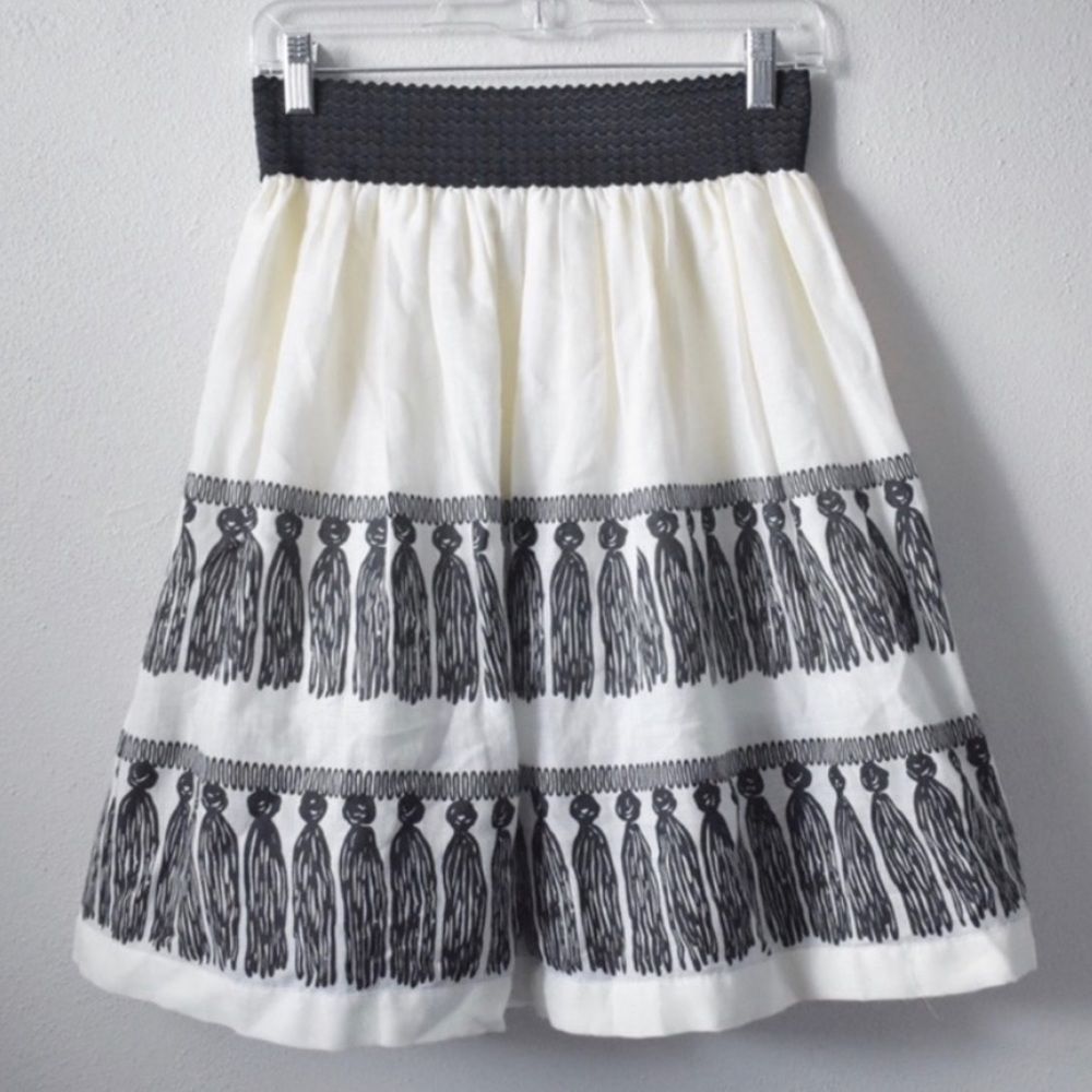 Anthropologie Girls from Savoy A-Line Skirt